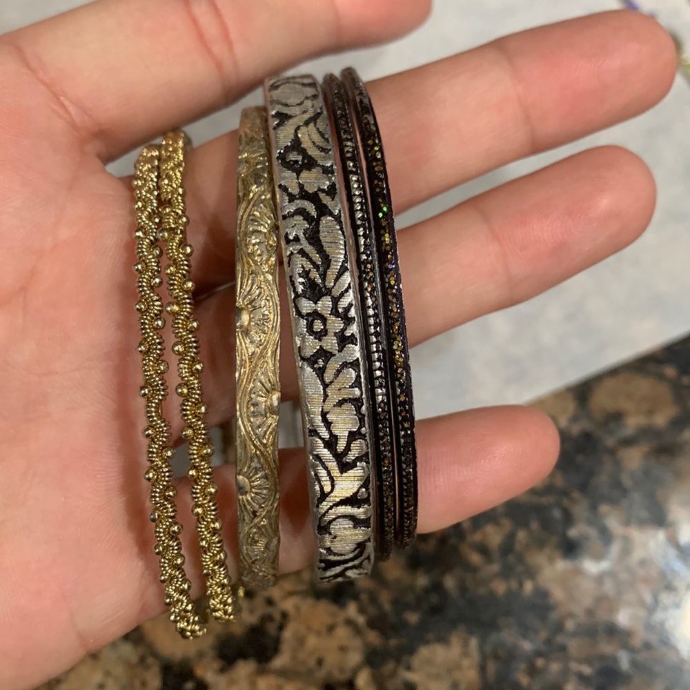 Bangle bracelets